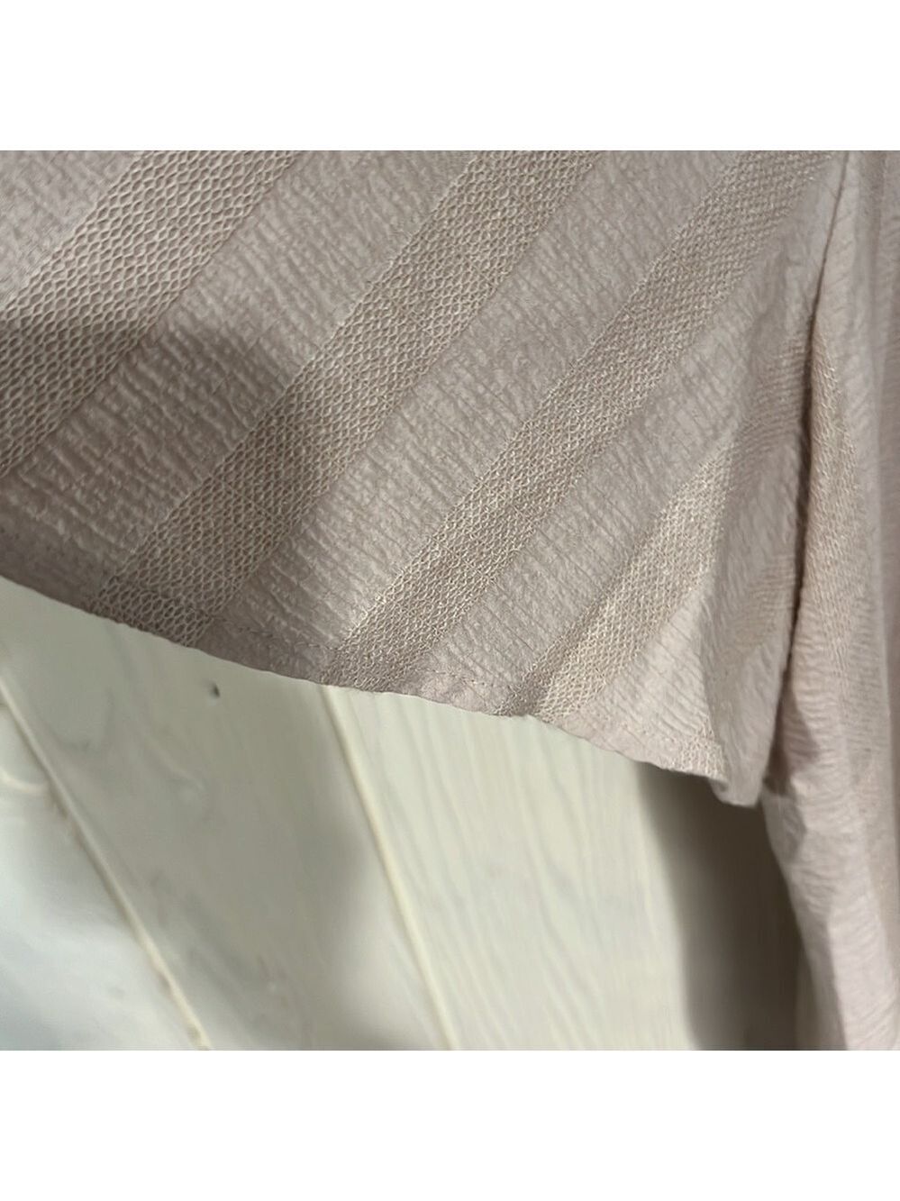 JM Collections Beige Blouse with Embellishment XL - Picture 3 of 10